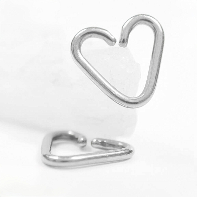 Кольцо Дэйс Сердце 1.2 мм (16 G)